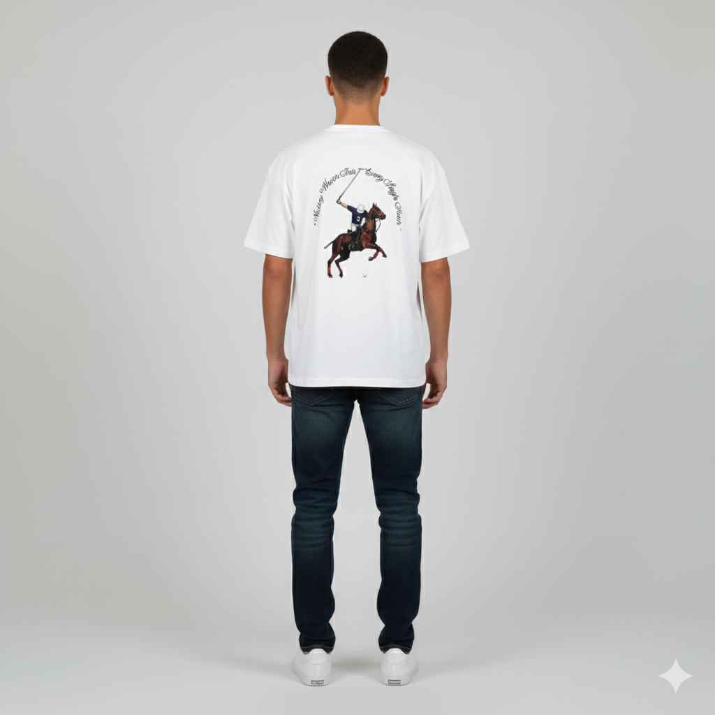 HYPETHRD5 Polo Legacy Oversized T-Shirt