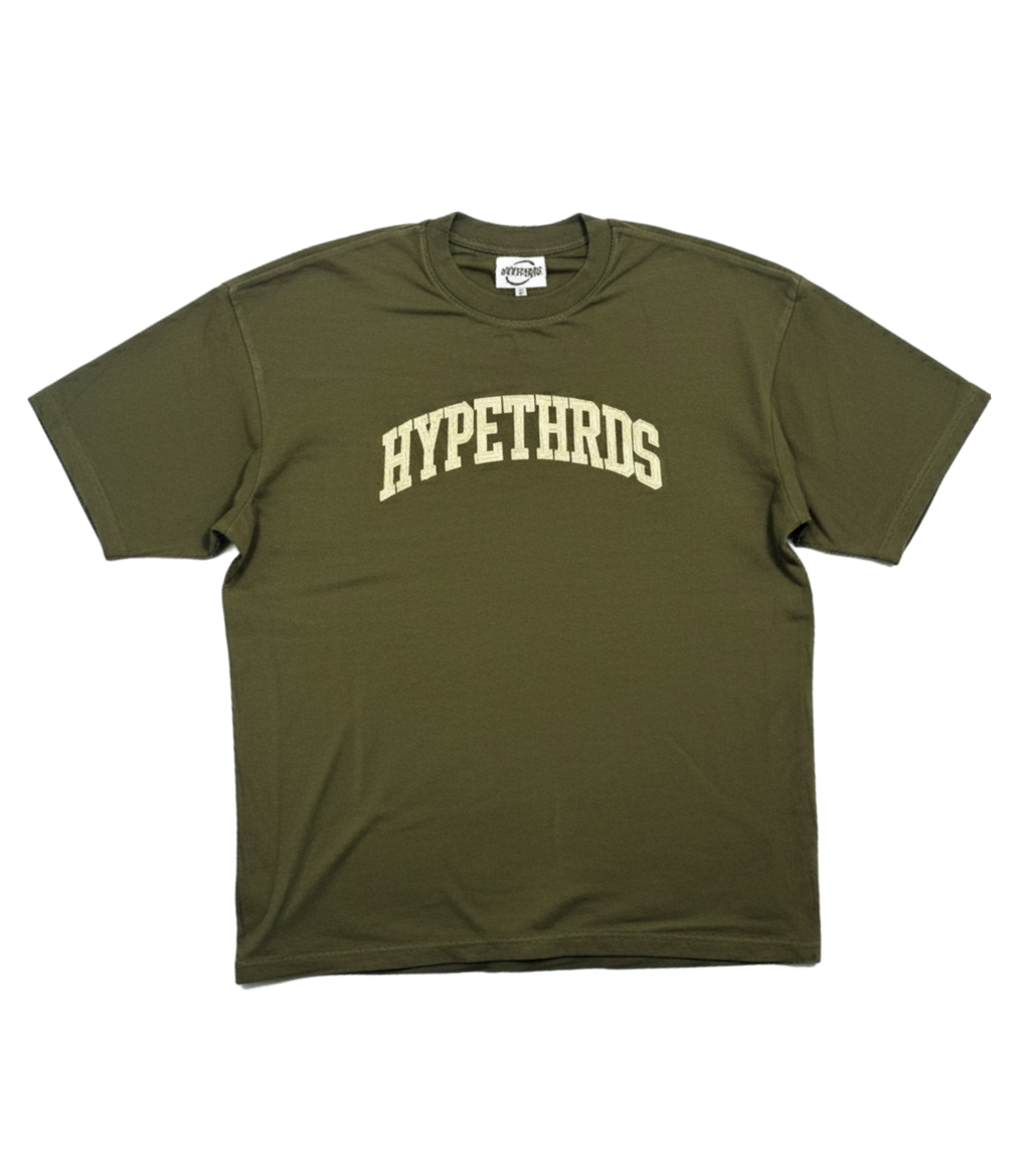 HYPETHRD5 Olive Core Oversized T-Shirt
